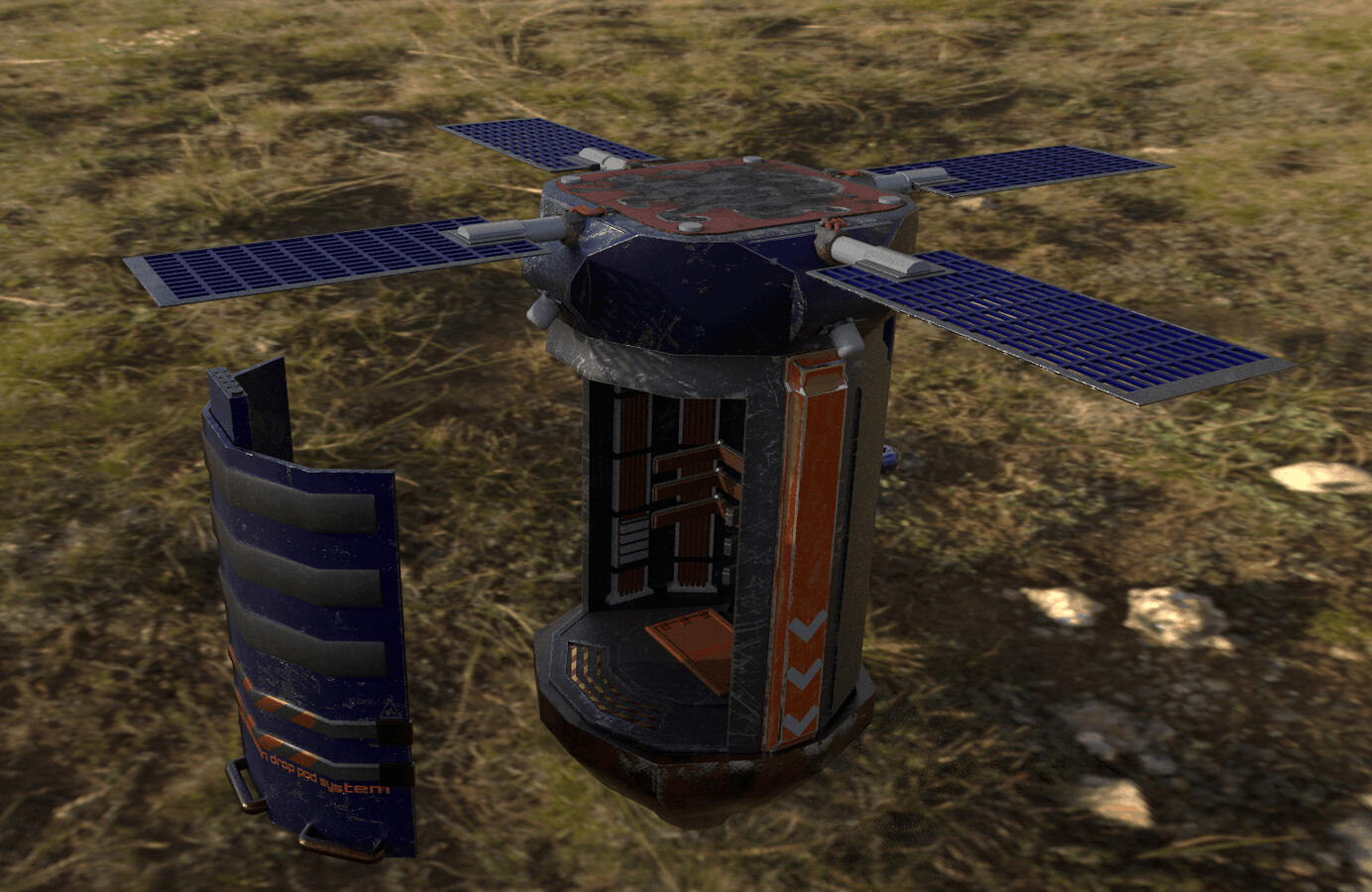 Test subject drop pod