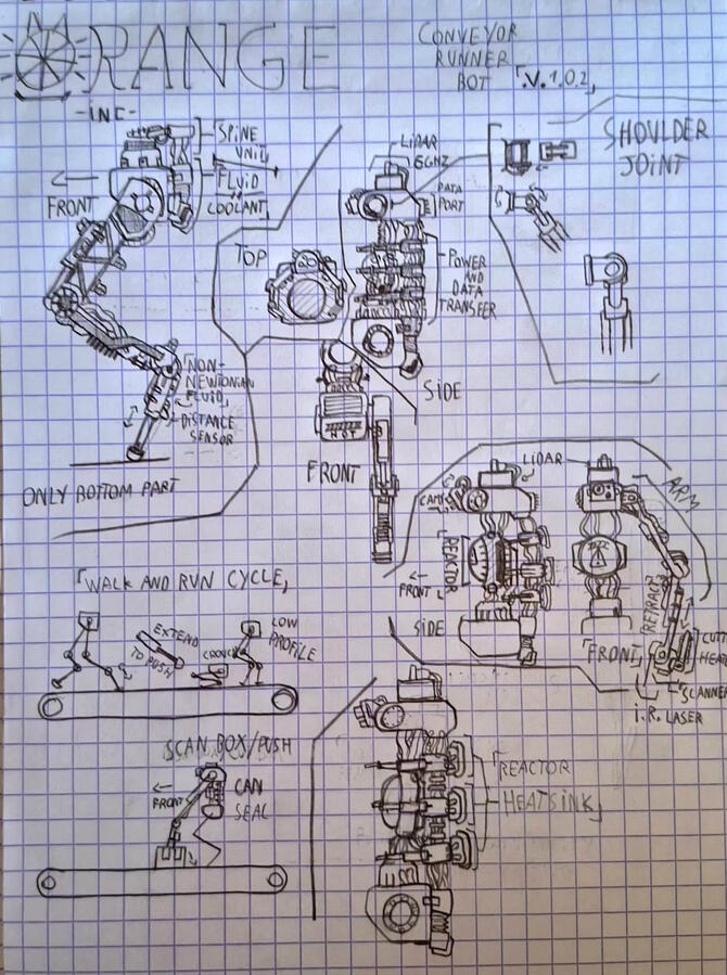 Conveyor runner bot